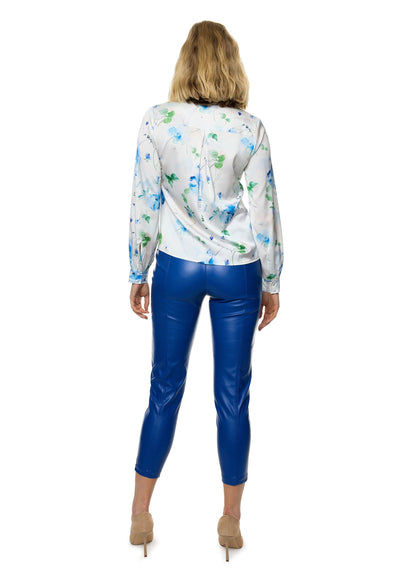 Button Down Long Sleeve Shirt ( Print )