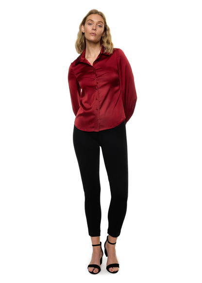 Button Down Long Sleeve Shirt (Solid)