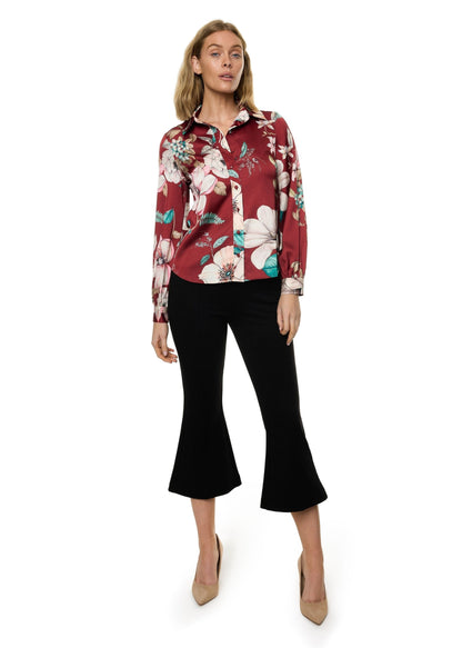 Button Down Long Sleeve Shirt (Print)