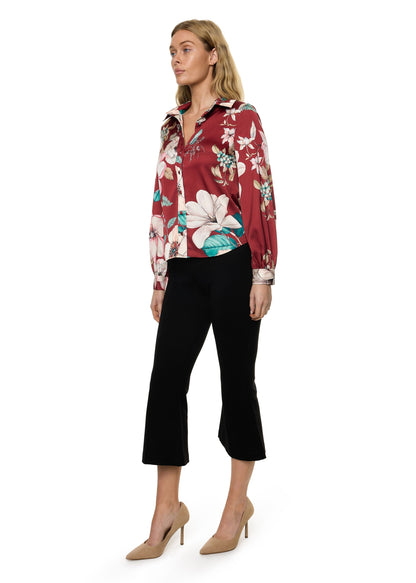 Button Down Long Sleeve Shirt (Print)