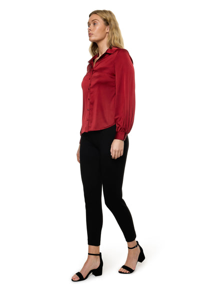 Button Down Long Sleeve Shirt (Solid)