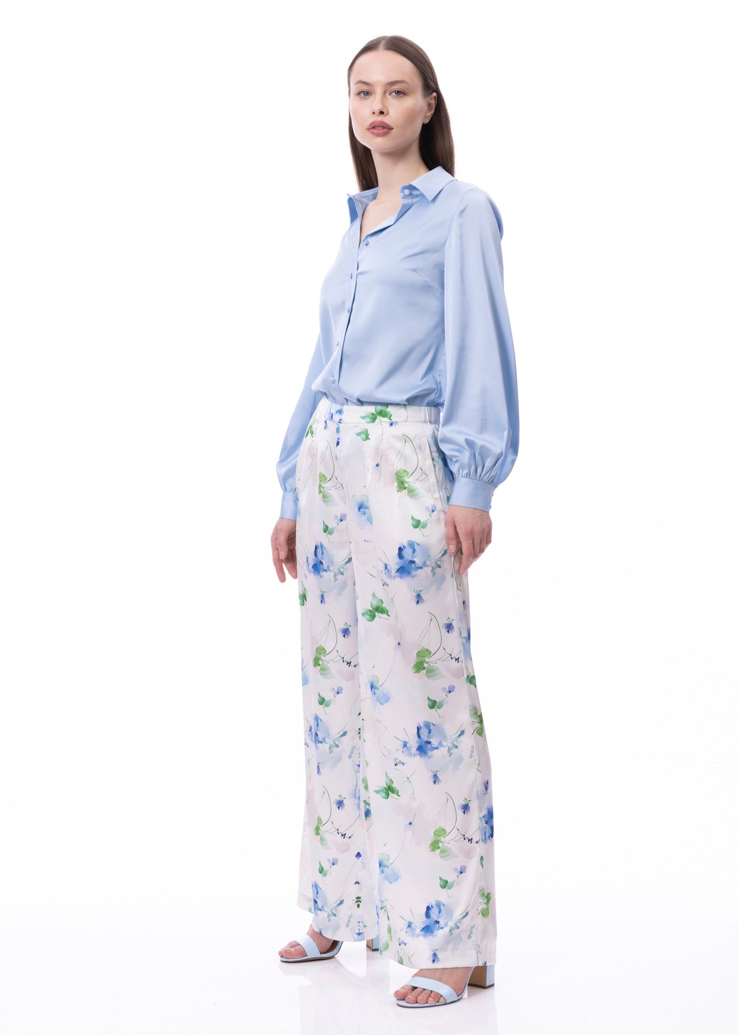 Button Down Long Sleeve Shirt (Solid)