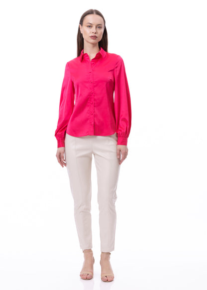 Button Down Long Sleeve Shirt (Solid)