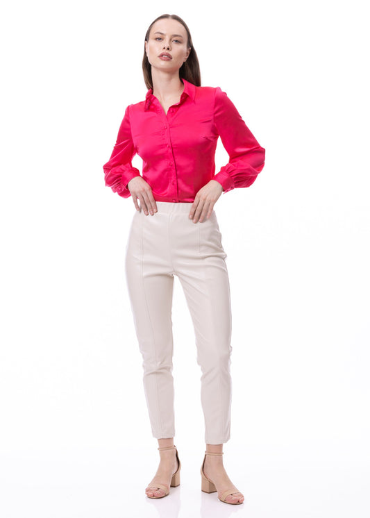 Button Down Long Sleeve Shirt (Solid)