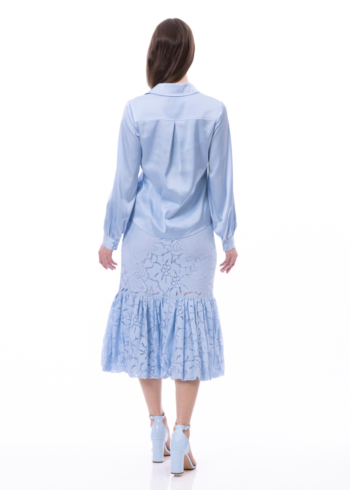 Button Down Long Sleeve Shirt (Solid)